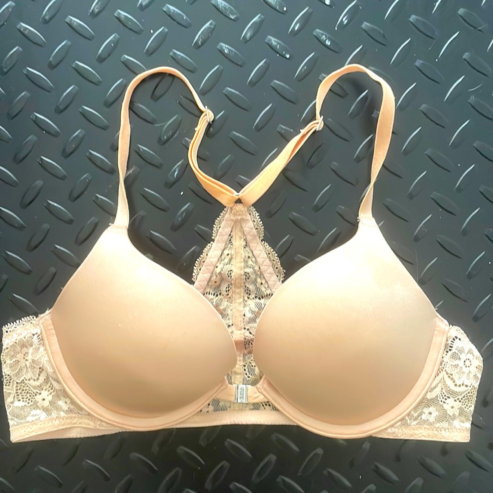 VS PINK racer back push up bra